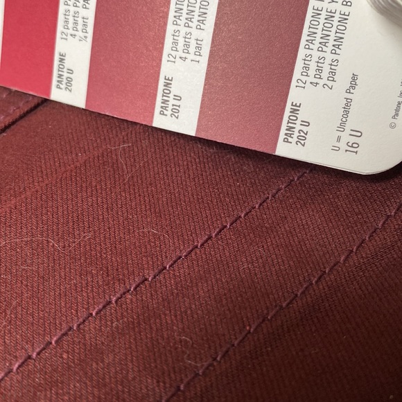 PRANA Men’s slim-fit jean-style pants trousers 36/32, beautiful burgundy maroon - Picture 9 of 10